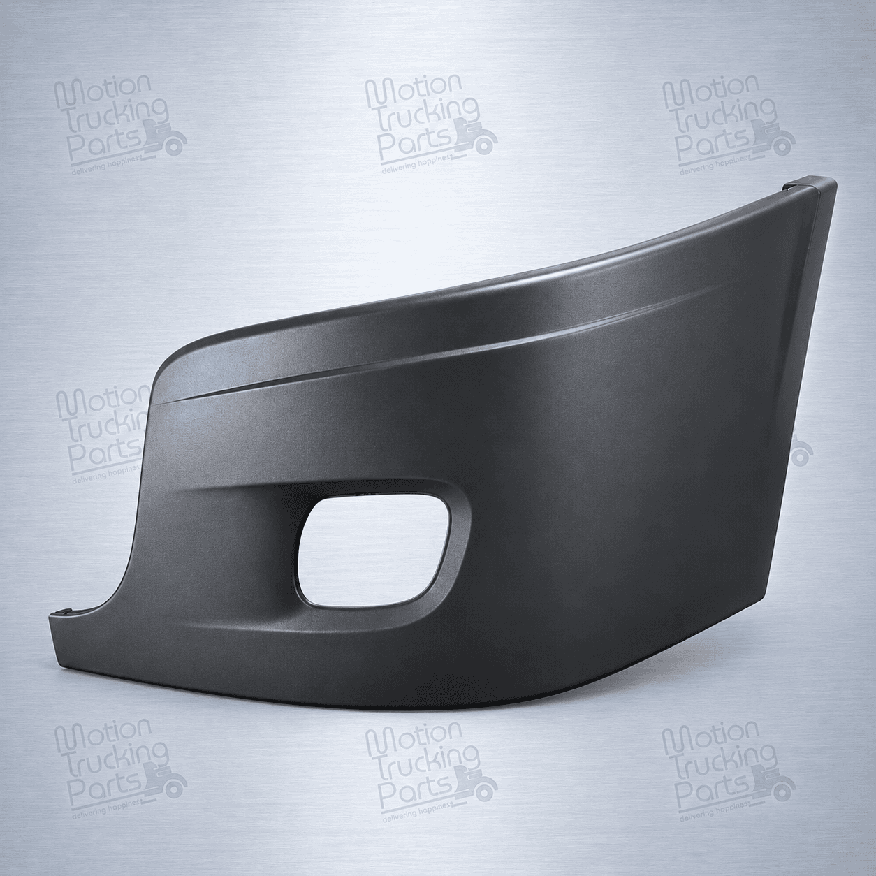Freightliner Cascadia DRIVER Side Outer Bumper Corner With Fog Light Hole | 2008–2017 | OE Replacement | Replaces 21-27300-004 image