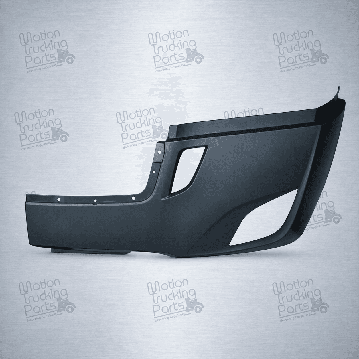 Freightliner Cascadia Outer Bumper Corner Driver Side with Fog Lamp Hole | 2018+ | OE Replacement | Replaces OEM 21-29100-012 image