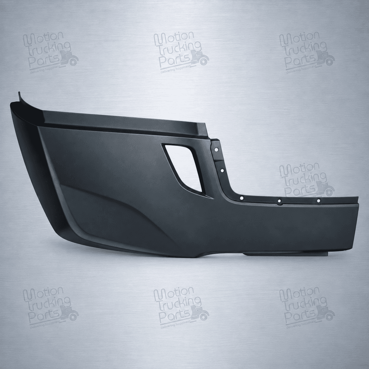 Freightliner Cascadia Outer Bumper Corner Passenger Side without Fog Lamp Hole | 2018+ | OE Replacement | Replaces OEM 21-29100-009 image