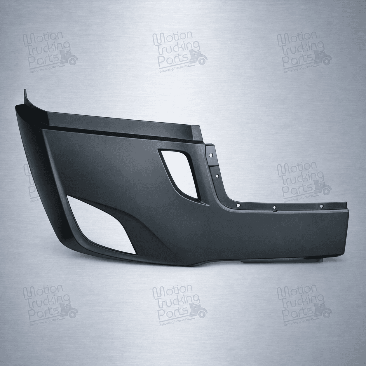 Freightliner Cascadia Outer Bumper Corner Passenger Side with Fog Lamp Hole | 2018+ | OE Replacement | Replaces OEM 21-29100-013 image